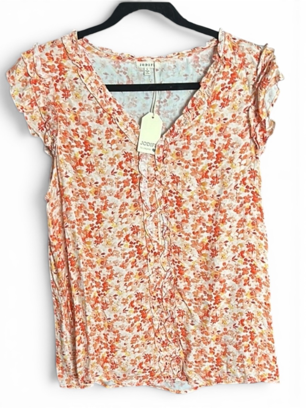 Jodfil Lg Pink and Orange Blouse Vibrant and Stylish